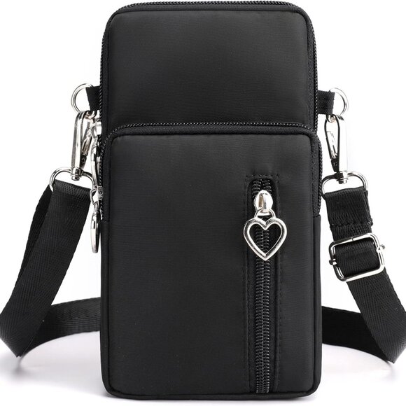 Handbags - Small Crossbody Bag Nylon Polyester Lightweight Phone Purse for Women